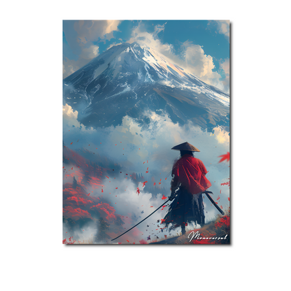 Warrior and Mount Fuji